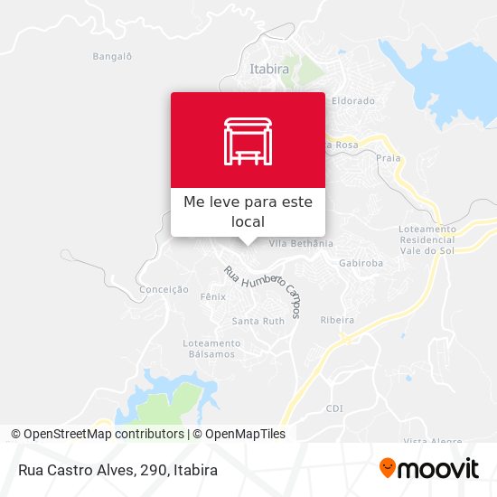 Rua Castro Alves, 290 mapa