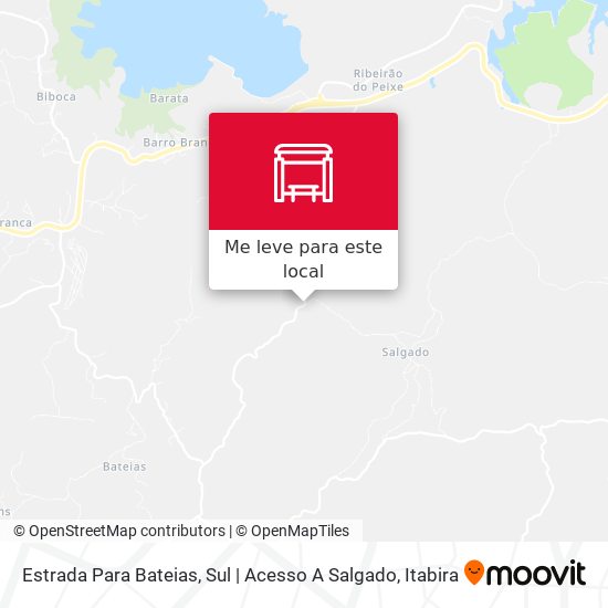 Estrada Para Bateias, Sul | Acesso A Salgado mapa