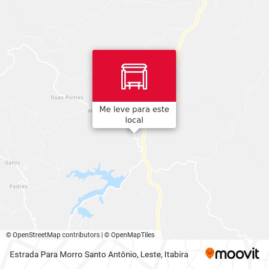 Estrada Para Morro Santo Antônio, Leste mapa