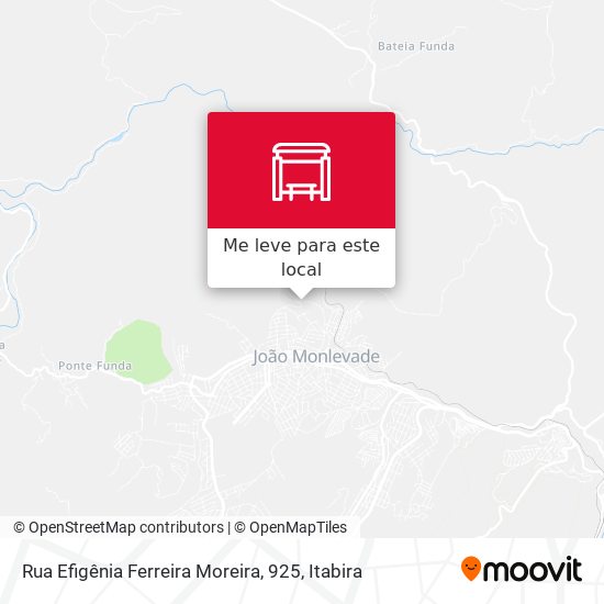 Rua Efigênia Ferreira Moreira, 925 mapa