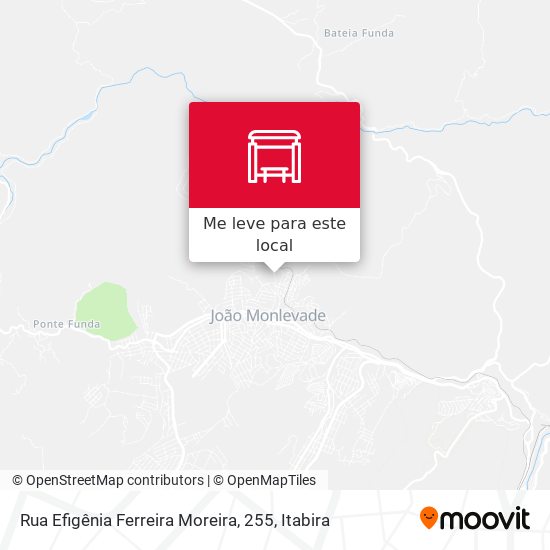 Rua Efigênia Ferreira Moreira, 255 mapa