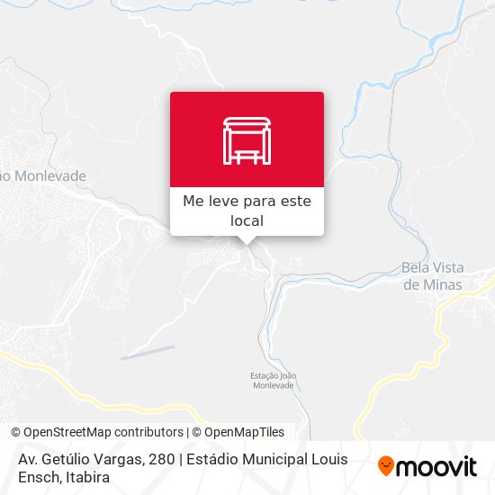 Av. Getúlio Vargas, 280 | Estádio Municipal Louis Ensch mapa