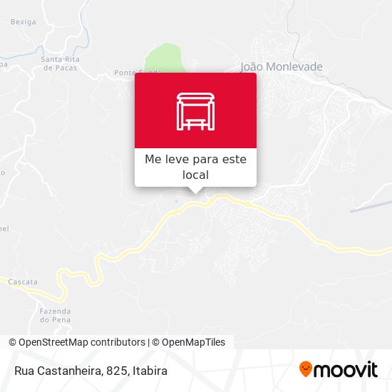 Rua Castanheira, 825 mapa