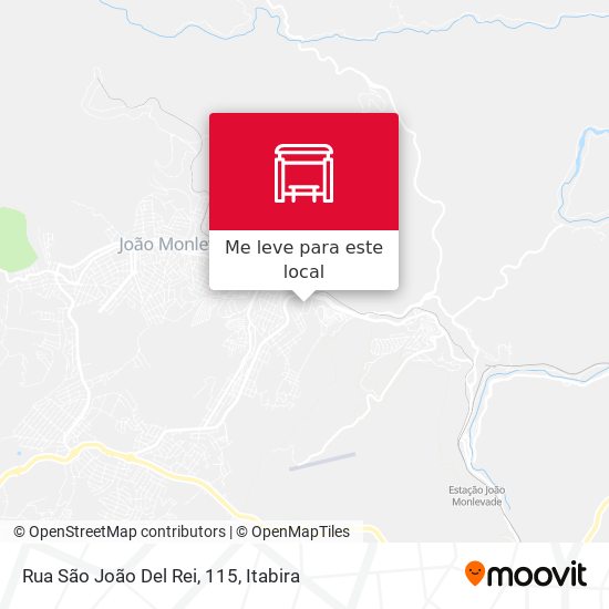 Rua São João Del Rei, 115 mapa