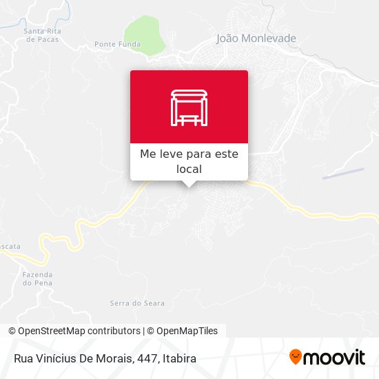 Rua Vinícius De Morais, 447 mapa