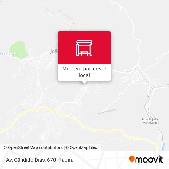 Av. Cândido Dias, 670 mapa