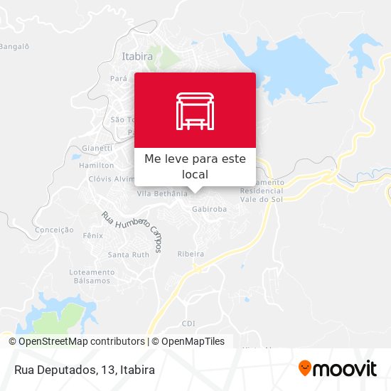 Rua Deputados, 13 mapa