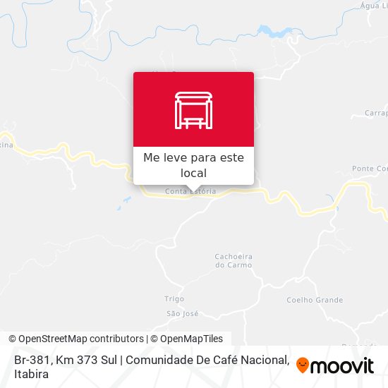 Br-381, Km 373 Sul | Comunidade De Café Nacional mapa
