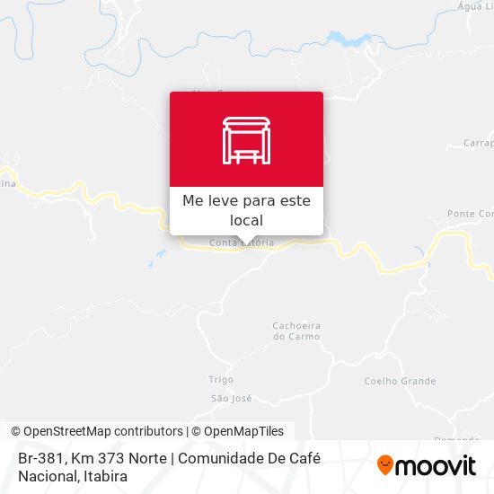 Br-381, Km 373 Norte | Comunidade De Café Nacional mapa
