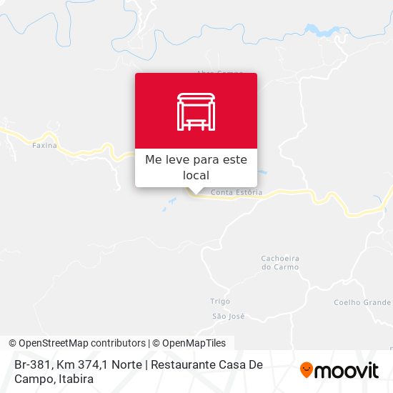 Br-381, Km 374,1 Norte | Restaurante Casa De Campo mapa