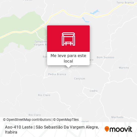 Aso-410 Leste | São Sebastião Da Vargem Alegre mapa