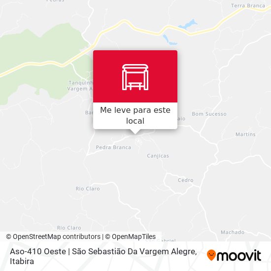 Aso-410 Oeste | São Sebastião Da Vargem Alegre mapa