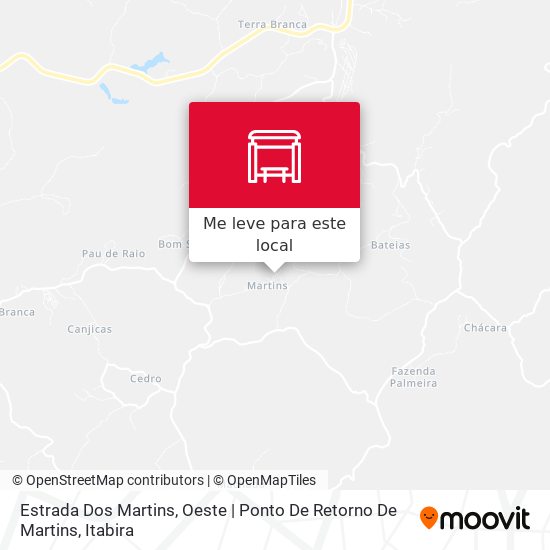 Estrada Dos Martins, Oeste | Ponto De Retorno De Martins mapa