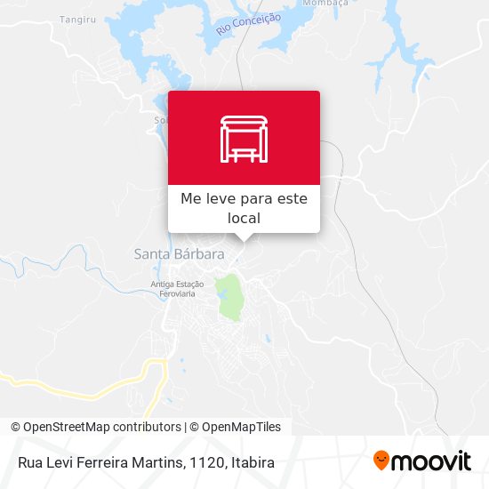 Rua Levi Ferreira Martins, 1120 mapa