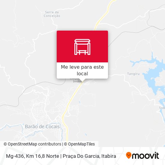 Mg-436, Km 16,8 Norte | Praça Do Garcia mapa