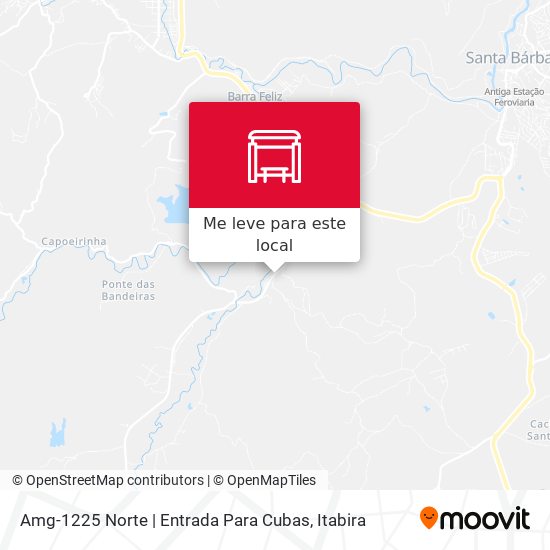 Amg-1225 Norte | Entrada Para Cubas mapa