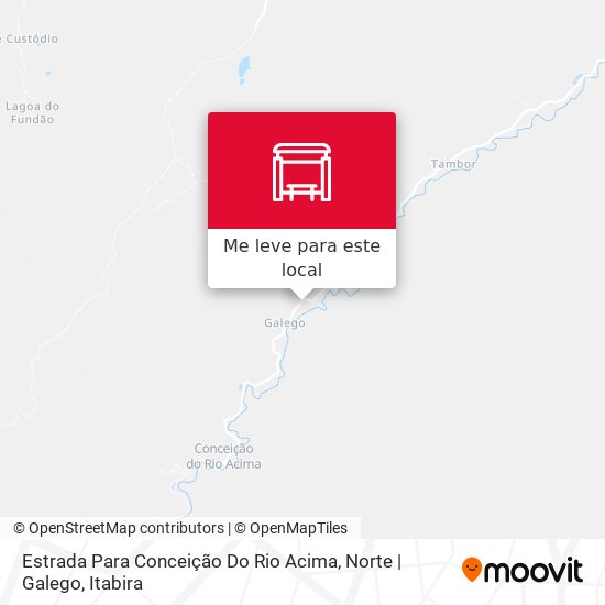 Estrada Para Conceição Do Rio Acima, Norte | Galego mapa