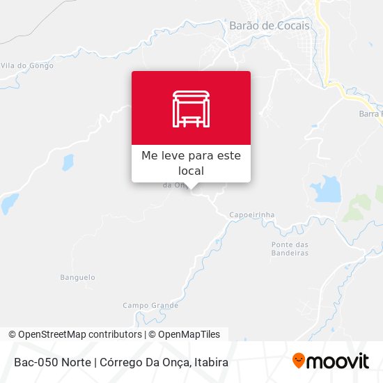 Bac-050 Norte | Córrego Da Onça mapa