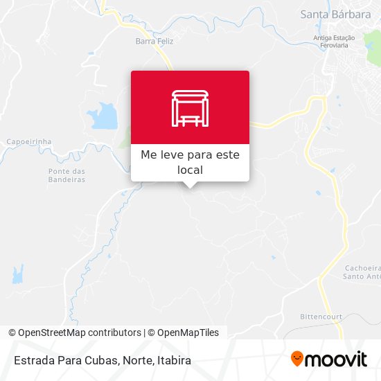 Estrada Para Cubas, Norte mapa