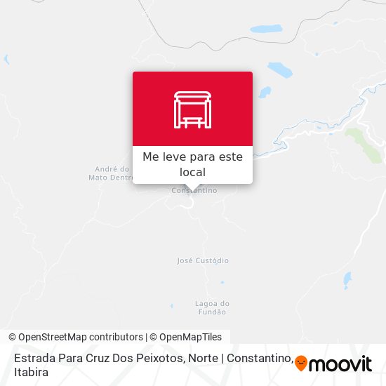 Estrada Para Cruz Dos Peixotos, Norte | Constantino mapa