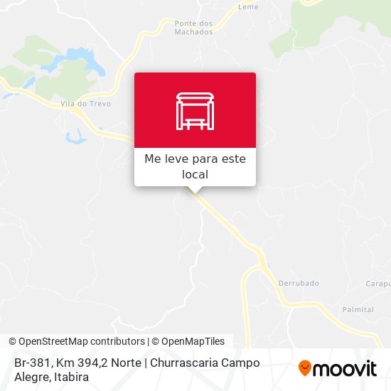 Br-381, Km 394,2 Norte | Churrascaria Campo Alegre mapa