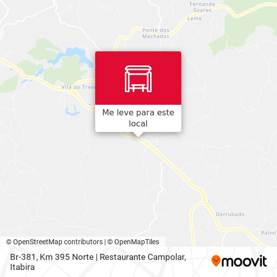 Br-381, Km 395 Norte | Restaurante Campolar mapa