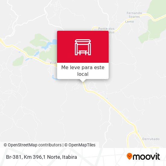 Br-381, Km 396,1 Norte mapa