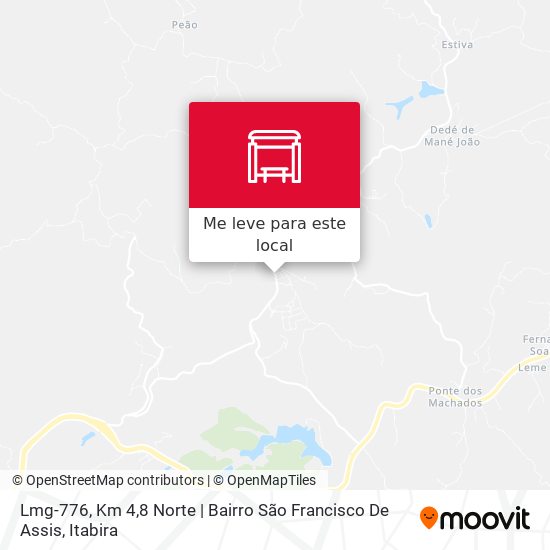 Lmg-776, Km 4,8 Norte | Bairro São Francisco De Assis mapa