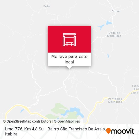 Lmg-776, Km 4,8 Sul | Bairro São Francisco De Assis mapa