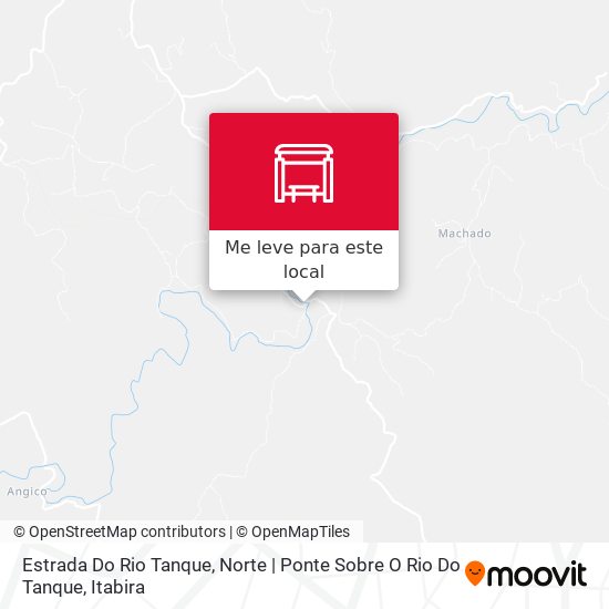 Estrada Do Rio Tanque, Norte | Ponte Sobre O Rio Do Tanque mapa