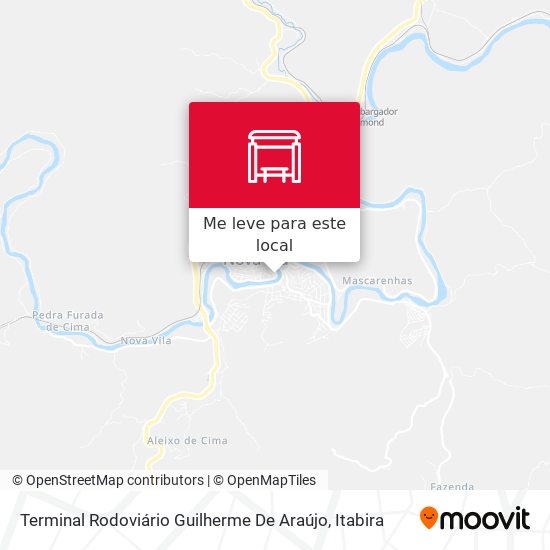 Terminal Rodoviário Guilherme De Araújo mapa