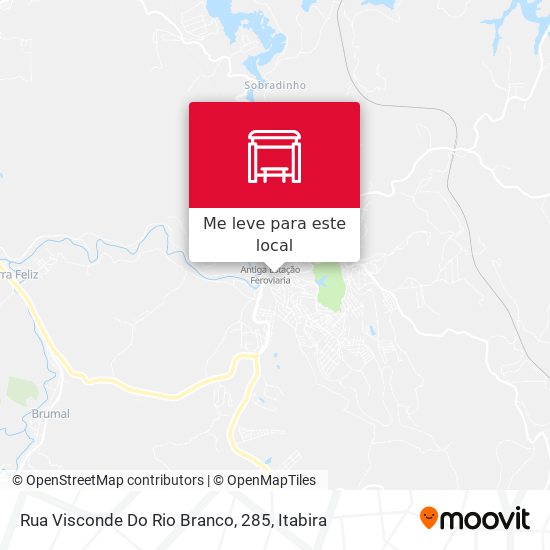 Rua Visconde Do Rio Branco, 285 mapa