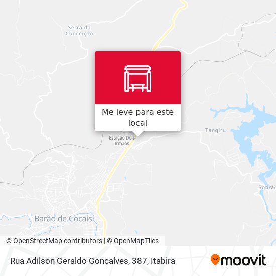 Rua Adílson Geraldo Gonçalves, 387 mapa