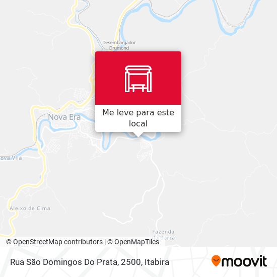 Rua São Domingos Do Prata, 2500 mapa