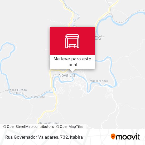 Rua Governador Valadares, 732 mapa