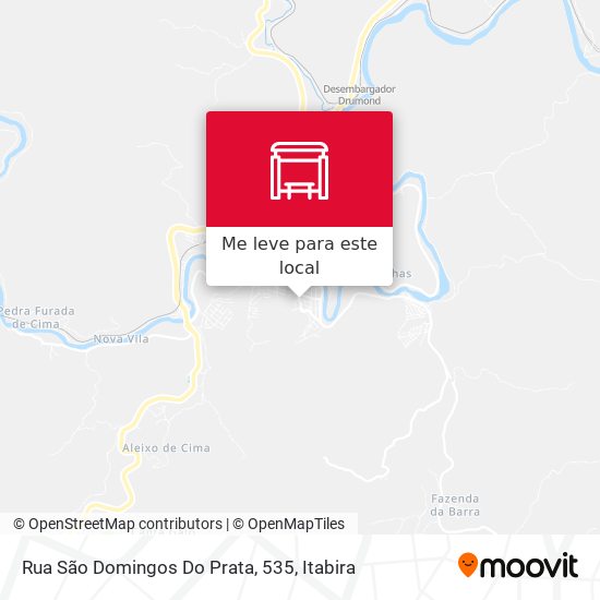 Rua São Domingos Do Prata, 535 mapa
