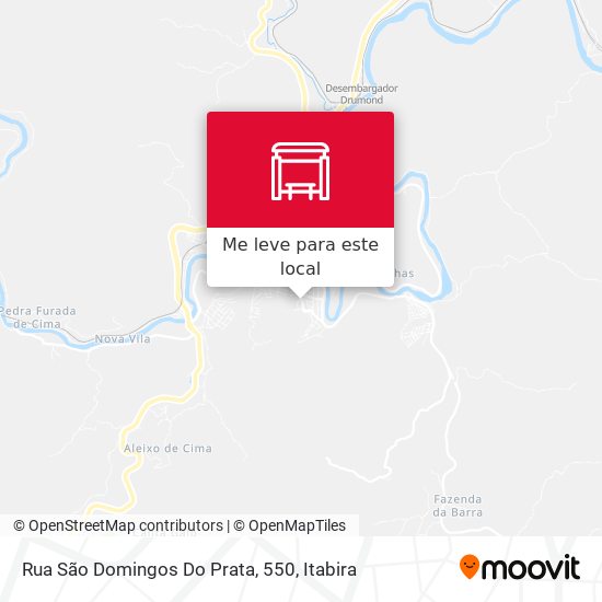 Rua São Domingos Do Prata, 550 mapa