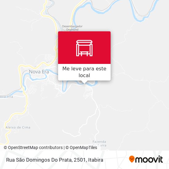 Rua São Domingos Do Prata, 2501 mapa