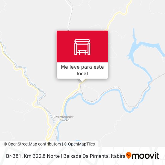 Br-381, Km 322,8 Norte | Baixada Da Pimenta mapa