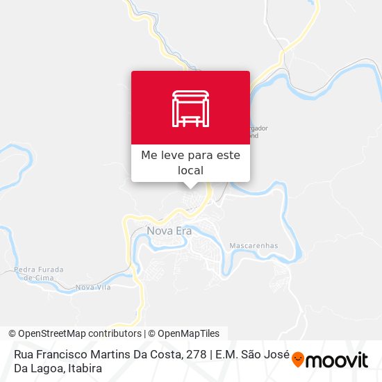 Rua Francisco Martins Da Costa, 278 | E.M. São José Da Lagoa mapa