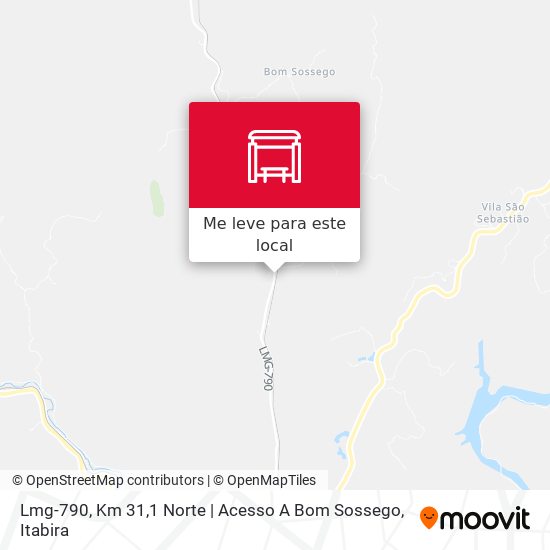 Lmg-790, Km 31,1 Norte | Acesso A Bom Sossego mapa