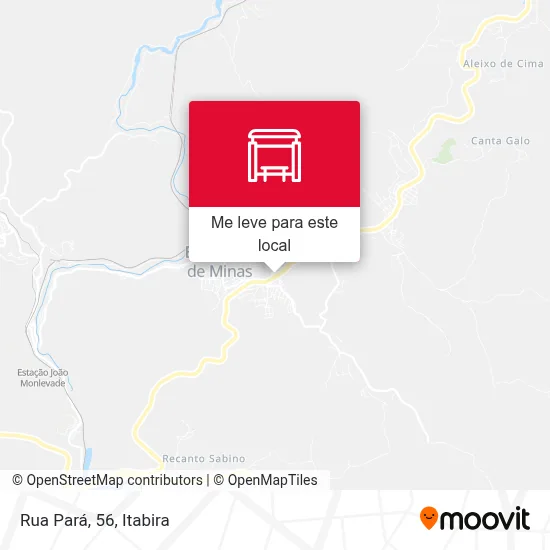 Rua Pará, 56 mapa