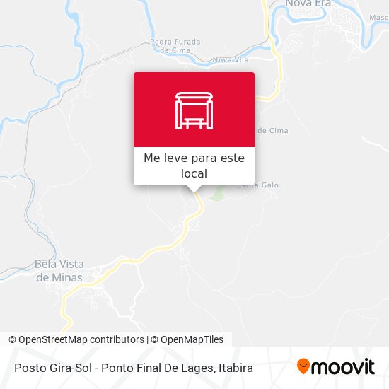 Posto Gira-Sol - Ponto Final De Lages mapa