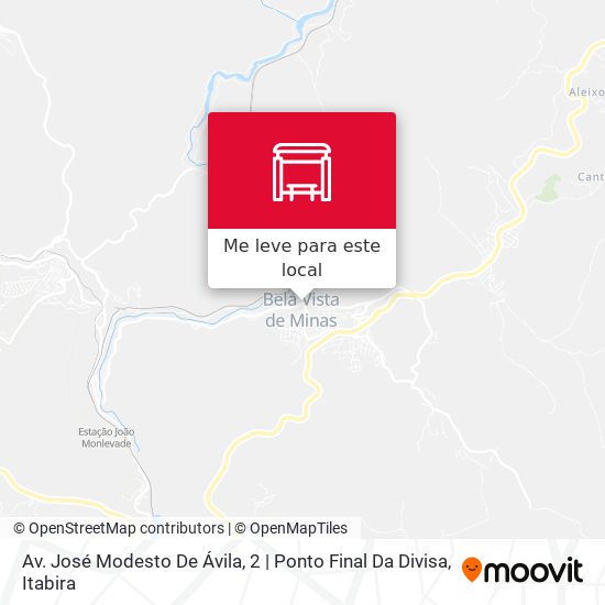 Av. José Modesto De Ávila, 2 | Ponto Final Da Divisa mapa
