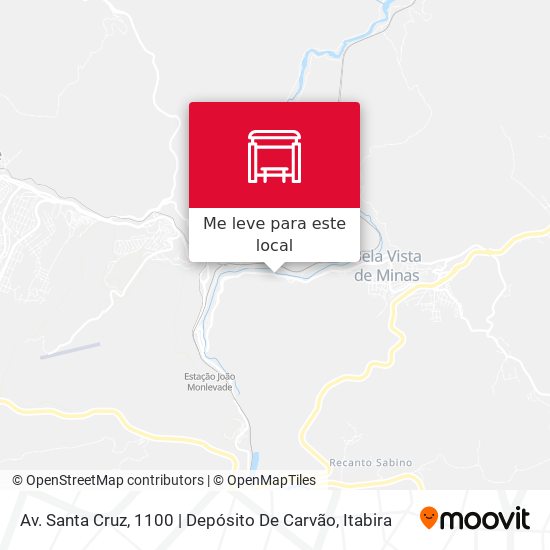 Av. Santa Cruz, 1100 | Depósito De Carvão mapa