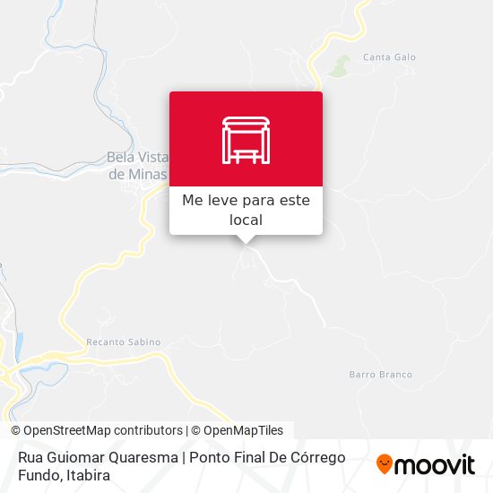 Rua Guiomar Quaresma | Ponto Final De Córrego Fundo mapa