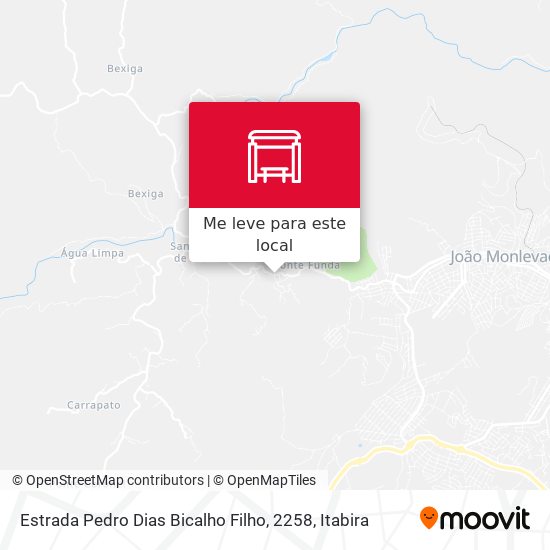 Estrada Pedro Dias Bicalho Filho, 2258 mapa