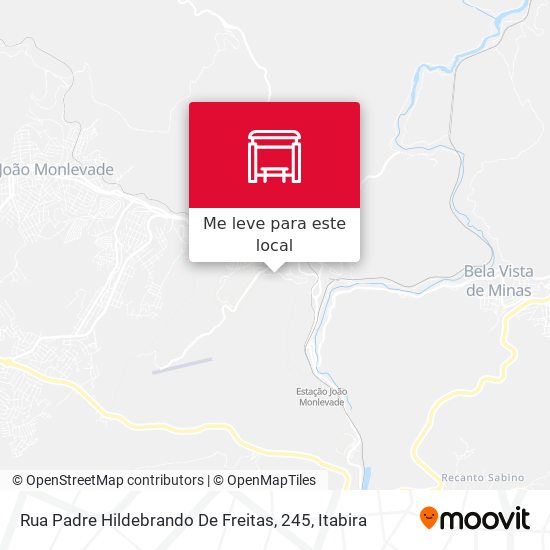 Rua Padre Hildebrando De Freitas, 245 mapa