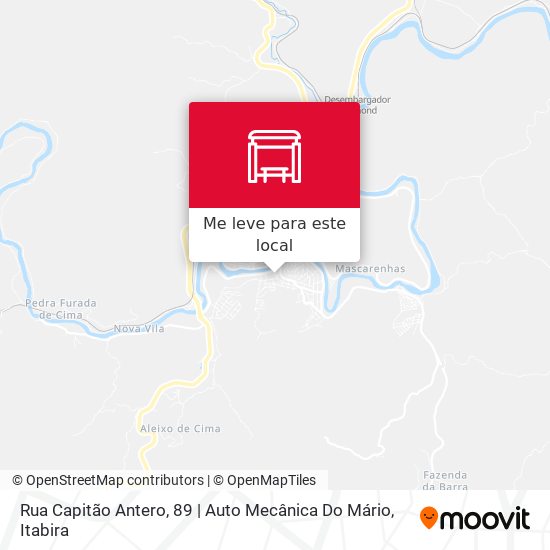 Rua Capitão Antero, 89 | Auto Mecânica Do Mário mapa