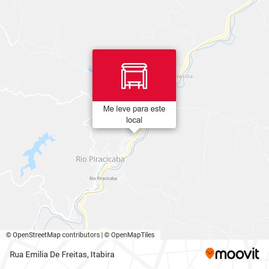Rua Emilia De Freitas mapa